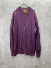 Tory Burch トリーバーチ 薄手 長袖 金ボタン カーディガン sizeS/紫  ■◇ レディースのサムネイル