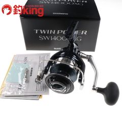 美品 ツインパワーsw 6000HG PEライン3号300m付き 箱、付属品付き