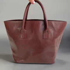 HIROFU ハンドバッグ レザー ブラウンのサムネイル