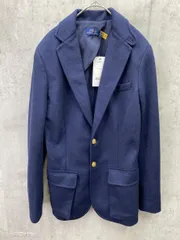 新品 POLO RALPH LAUREN ポロ ラルフローレン ウール混 スエード調 金釦 紺ブレ ブレザー テーラードジャケット size0/ネイビー  ■◇◎レディースのサムネイル