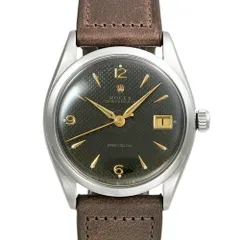 ROLEX オイスターデイト ブラックハニカムダイヤル 1953年頃製造 Ref.6294 アンティーク品 メンズ 腕時計のサムネイル