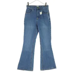 Lee リー コットン フレアデニムパンツ S ブルー系 レディース 古着