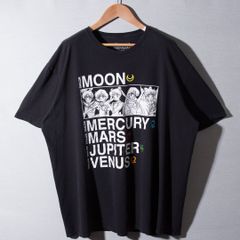 미소녀 전사 세일러 문 Sailor Moon T 셔츠 XXL 2XL 블랙 캐릭터 T 애니메이션 T Y2K 스트리트 오버 사이즈 빅 프린트 헌 옷 T172