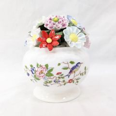 英国Aynsley エインズレイ ハワードスプレー フッテドボウルフラワー