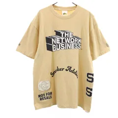 THE NETWORK BUSINESS ザネットワークビジネス 半袖 Tシャツ L ベージュ メンズ 古着のサムネイル