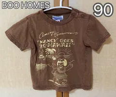 ベビー用Tシャツ　サイズサイズ90 BOO HOMES ブーフーウー　綿100％のサムネイル