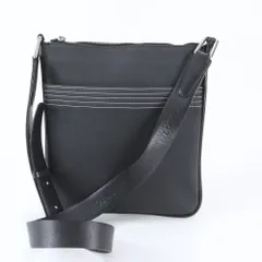 美品 ロエベ リピート アナグラム レザー ショルダーバッグ 斜め掛け メッセンジャー 通勤 ブラック 黒 メンズ RBM ED41-3【中古】のサムネイル