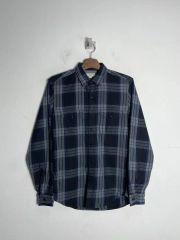 00s agnes b. ジップアップオンブレチェックシャツ archive - メルカリ