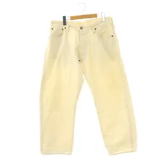 エヴィス EVISU パンツ テーパード ボタンフライ 35 オフホワイト /HK ■ECD002のサムネイル