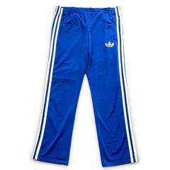 古着 adidas アディダス トラックパンツ EUROPA ブルー - メルカリ