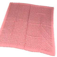 LOUIS VUITTON ルイヴィトン 大判ストール/モノグラム コットンシルクウール M76364 レッド ユニセックス / 240001203515のサムネイル