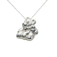 ティファニー テディベア クマ ネックレス SV925 シルバー レディース TIFFANY&Co.【1-0246211】のサムネイル