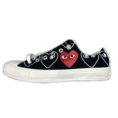 未使用 PLAY COMME des GARCONS  × CONVERSE Chuck Taylor Low チャックテイラー ローカットスニーカー プレイコムデギャルソン  × コンバース AZ-K118-001 ブラック 26cm （2589M）のサムネイル