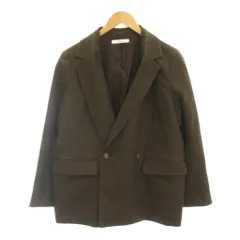 ジャーナルスタンダード レリューム JOURNAL STANDARD relume 25AW シャークツイードテーラードジャケット アウター 38 茶色 ブラウン 長袖 ダブルブレスト 25010462700140 /YMのサムネイル
