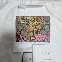 GUCCI グッチ ミケーレ期 GGスプリーム ベンガルトラ 二つ折り財布