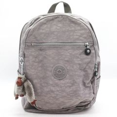 Kipling ベージュ リュックバックパック ぬいぐるみチャーム付き 