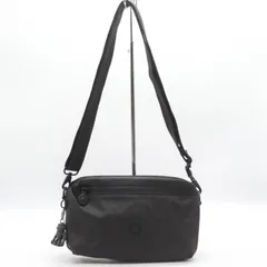 キプリング ショルダーバッグ チャーム付き 斜め掛け 鞄 カバン ブランド 黒 メンズ ブラック Kipling 【中古】のサムネイル