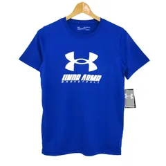 アンダーアーマー 半袖Ｔシャツ トップス ヒートギア スポーツウエア 未使用品 キッズ 男の子用 YXLサイズ ブルー UNDER ARMOURのサムネイル
