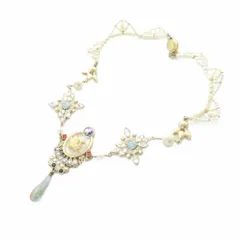 ジュジュ joujou パール ビジュー ネックレス マルチカラーのサムネイル