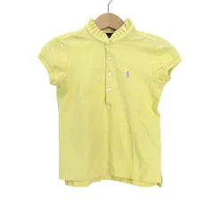 ラルフローレン ポロシャツ トップス フレンチ袖 フリル キッズ 女の子用 4サイズ イエロー RALPH LAUREN 【中古】のサムネイル