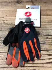 KF196 カステリ CASTELLI ARENBERG GEL LF 長指 グローブ 黒 オレンジ Lのサムネイル