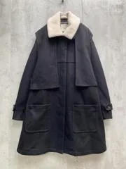 FREAK'S STORE フリークスストア 襟ボア コート sizeF/黒  ◆■レディースのサムネイル
