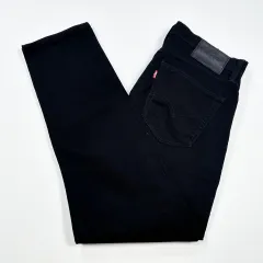 (32) リーバイス 510 スリムフィット ブラックデニムパンツ