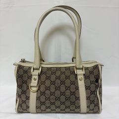 GUCCI グッチ ミニボストン ハンドバッグ GGキャンバス 130942 - メルカリ