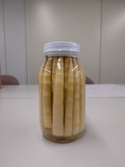タケノコ 根曲がり竹 姫竹 月山筍 カット済 水煮 瓶詰 450ml 6本セット