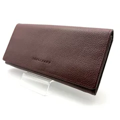 【 未使用 】LONGCHAMP　ロンシャン　ル フローネ　ロングコンチネンタルウォレット　長財布　レザー　ボルドーのサムネイル