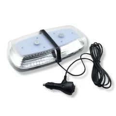 Lezalic 回転灯 パトランプ (レッド) 点滅灯 シガーソケット式 汎用 12v-24v 誘導車 作業灯 警告灯 防犯 除雪機 フラッシュランプ ワークライト (レッド) [レッド]のサムネイル