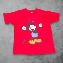 90s USA MICKEY & CO. ミッキーマウス プリントTシャツ