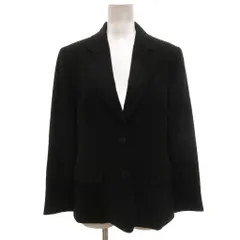 アクアスキュータム AQUASCUTUM 美品 テーラードジャケット シングル 11 2B ノッチドラペル 総裏地 黒 ブラック /KB ■ECG005のサムネイル