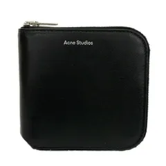 ACNE STUDIOS(アクネ ストゥディオズ) 2つ折り財布 ジッパーウォレット FN-UX-SLGS000115 黒 ラウンドファスナー レザーのサムネイル