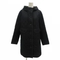 マッキントッシュフィロソフィー MACKINTOSH PHILOSOPHY 中綿コート 38 黒 ブラック キルティング フード付き 長袖 ミドル丈 /NU ■ECF005のサムネイル