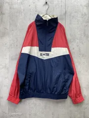 CONVERSE コンバース ハーフジップ トリコロール プルオーバー sizeM/赤ｘ紺 ◇■◎メンズのサムネイル