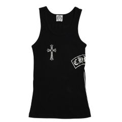 CHROME HEARTS クロムハーツ リブタンクトップ CHクロス スクロール