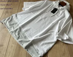 新品 COMME CA MEN コムサメン 日本製 裾メッシュ切替 フーディー 01ホワイト Fサイズ 42CO30 定価28,600円のサムネイル