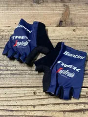 KD261 サンティーニ Santini TREK Segafredo 指切 グローブ 濃紺 Lのサムネイル