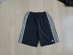 アディダス ジュニア ハーフパンツ レディース 3本線 ハーフパンツ