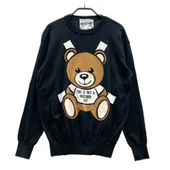 MOSCHINO モスキーノ KR7243104 長袖ニットセーター  ブラック系 XXS [240101642224] レディースのサムネイル