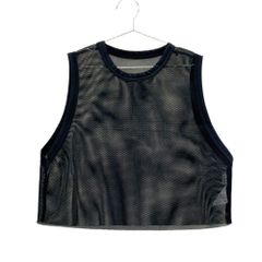 美品＊HYKE MESH SLEEVELESS CROPPED TOP - メルカリ
