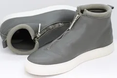 DIEMME (ディエッメ) ジップ スニーカー レザー FONTESI フォンテージ グレー 42(27cm相当)のサムネイル
