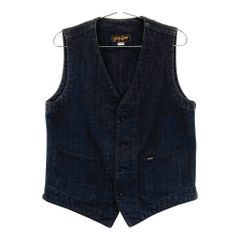 schott ウォバッシュ ワークベスト シンチバック ヒッコリー M - メルカリ