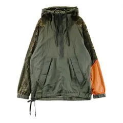 G-STAR RAW ジースター・ロゥ D18959-C643-723 リバーシブル フード付ジャケット ブルゾン チェック 総柄 カーキ系 M [240101666711] メンズのサムネイル