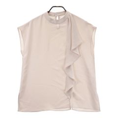ADORE アドーア バックサテンクレープラッフルブラウス M - メルカリ