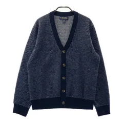 BROOKS BROTHERS ブルックス ブラザーズ  ウール ニットカーディガン 総柄 ネイビー系 USA S [240101678612] メンズのサムネイル