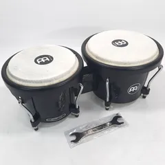 MEINL マイネル ボンゴ HB50BK Headliner Series ABS ブラック ローハイドヘッド チューニングレンチ付きのサムネイル