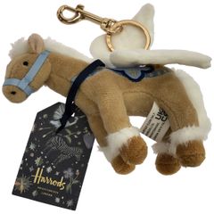 完売品 Harrods ペガサス キーホルダー バッグチャーム ハロッズ