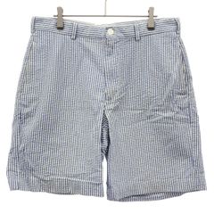 A19509 美品エンジニアードガーメンツ シアサッカーストライプショーツW32 A19509 美品エンジニアードガーメンツ シアサッカーストライプショーツ
